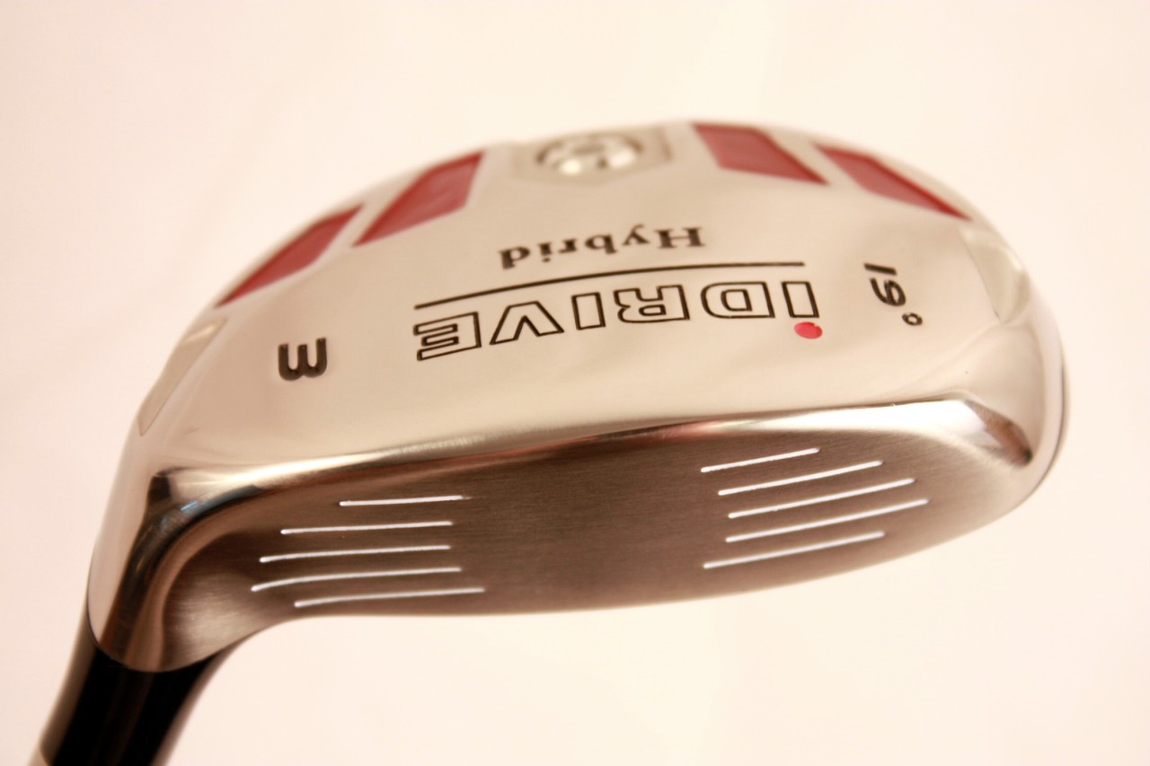 SENIOR iDRIVE CUSTOM MADE 3 HYBRID GOLF CLUBS GRAPHITE A FLEX TAYLOR