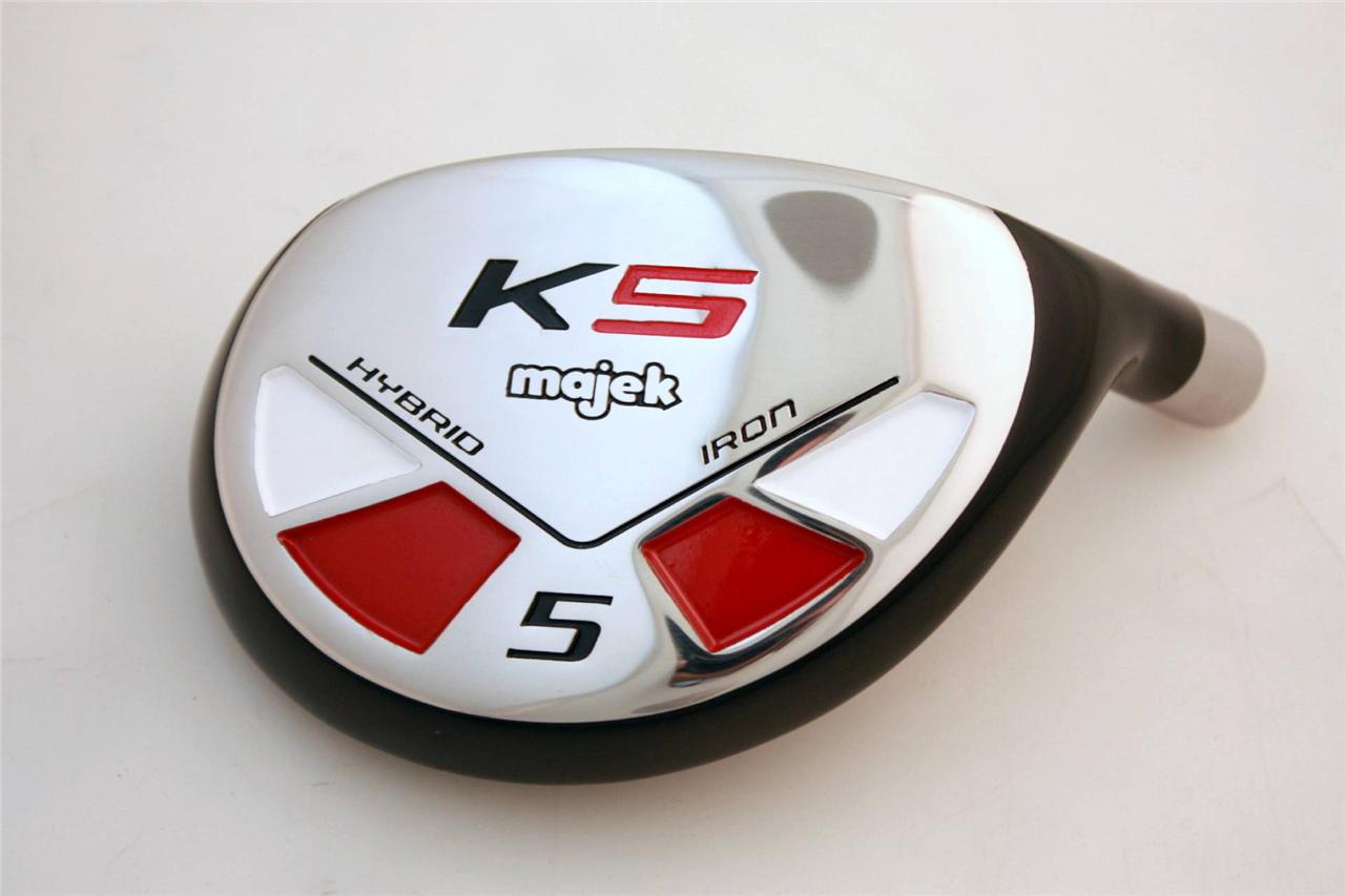 MAJEK 5 HYBRID MENS UTILITY GOLF CLUBS PURE GRAPHITE SENIOR FLEX