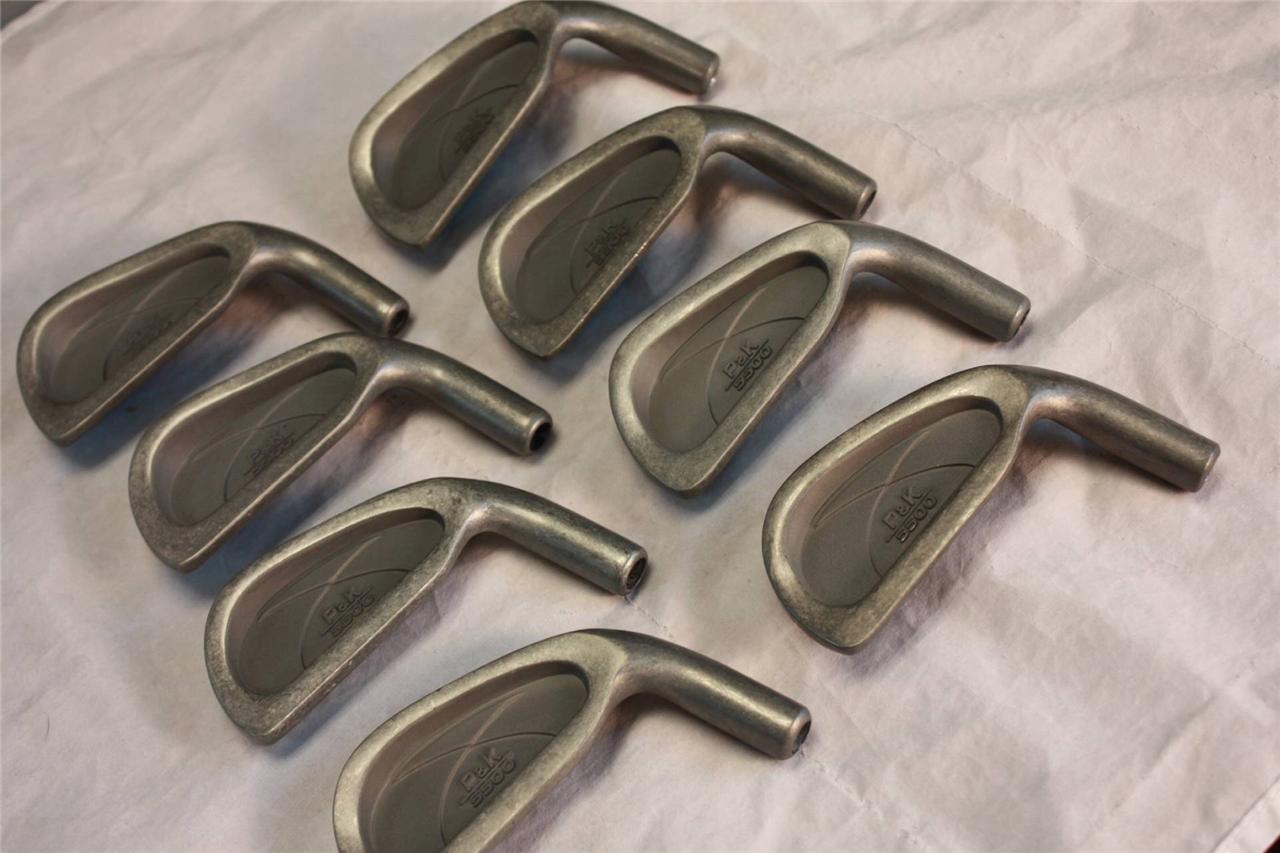 BRAND NEW P&K 5500 IRON SET 3 4 5 6 7 8 9 PW GOLF CLUB HEADS COMPONENTS