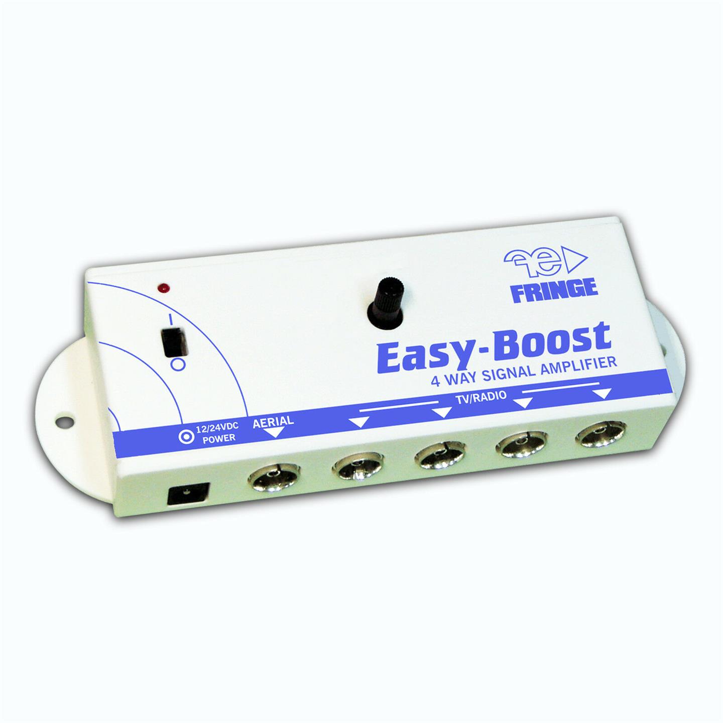 Easy Boost 4Way Caravan Aerial Booster Amplifier By Fringe Electronics