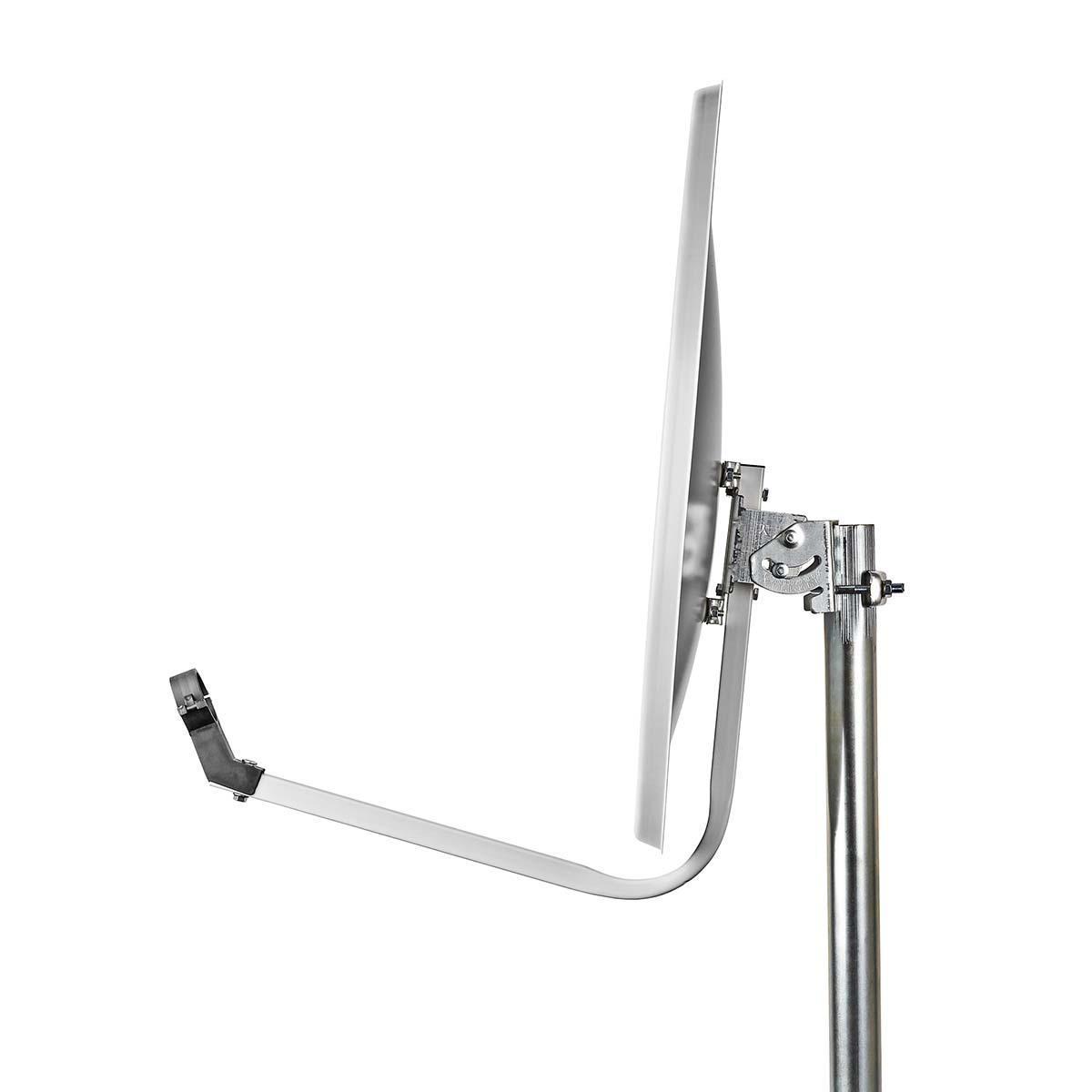 Grey 110cm 42.8 dB Steel Satellite Dish Polsat, Arabsat, eBay