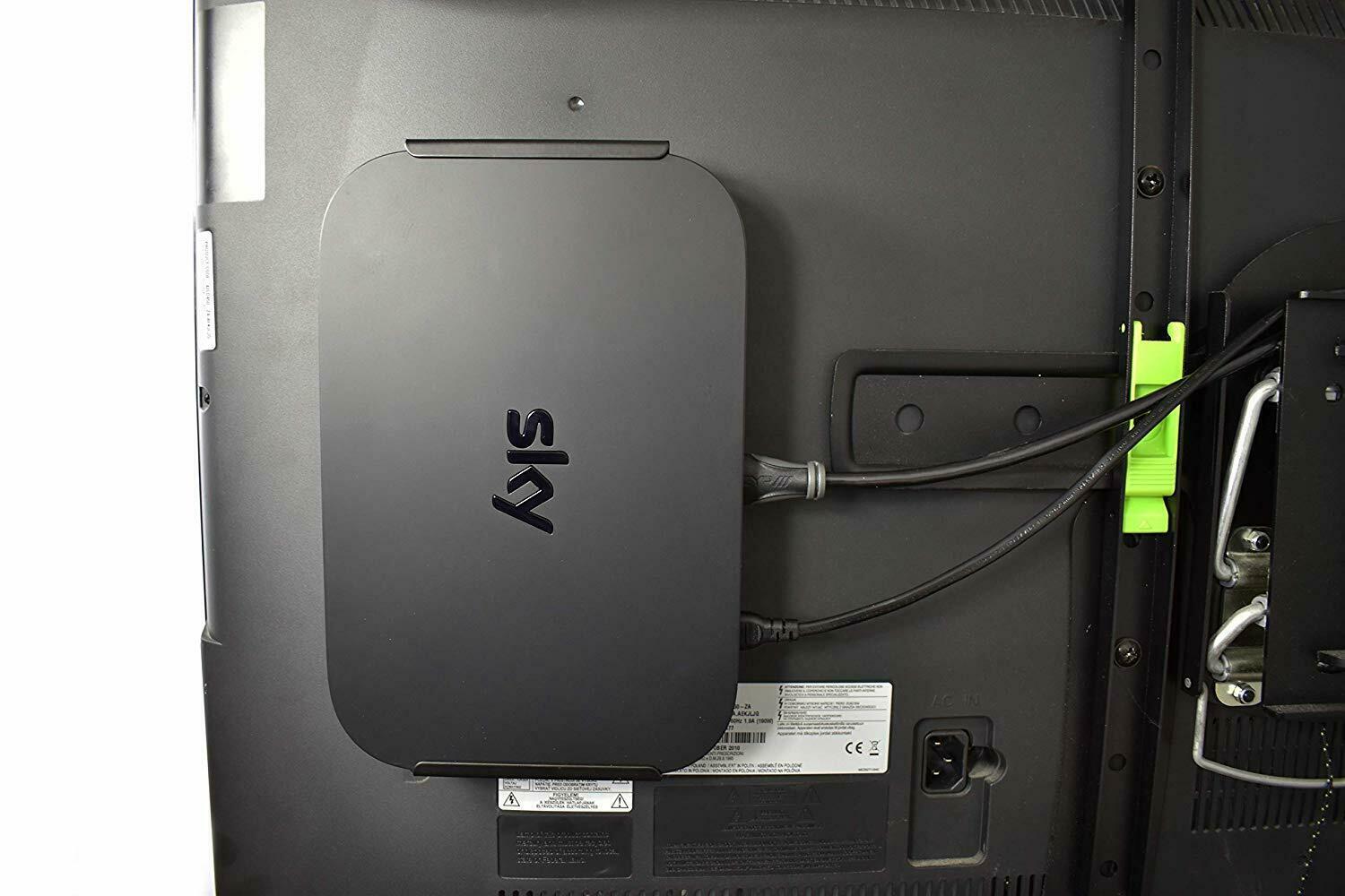 Sky Q Mini Black Wall Mount Bracket / Wall Mount Or Back Of TV Mounting FREE P&P eBay