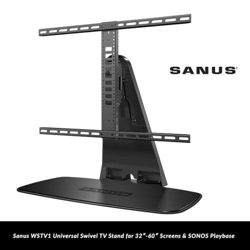 Sanus WSTV1 32″-60″ TV's & SONOS Playbase Universal Swivel ...