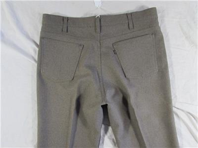 Vtg USA Made Levi 10 517 Sta Prest Pants Tag 38x32 Measure