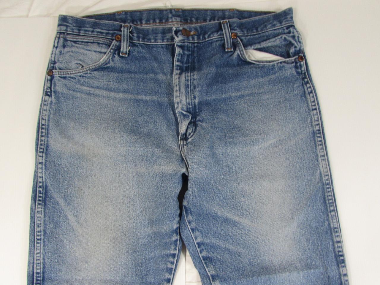 Wrangler 13MWZ Faded Denim Jeans Tag 36x30 Measure 36x29 Cowboy | eBay