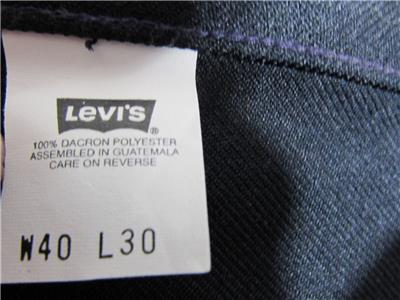 Vtg 90s Levi 517 Sta Prest Pants Measure 40 x 30 Polyester