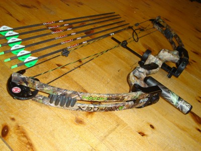 Hoyt Reflex Big Horn Bow Package Hostage Truglo sight Victory Arrows ...