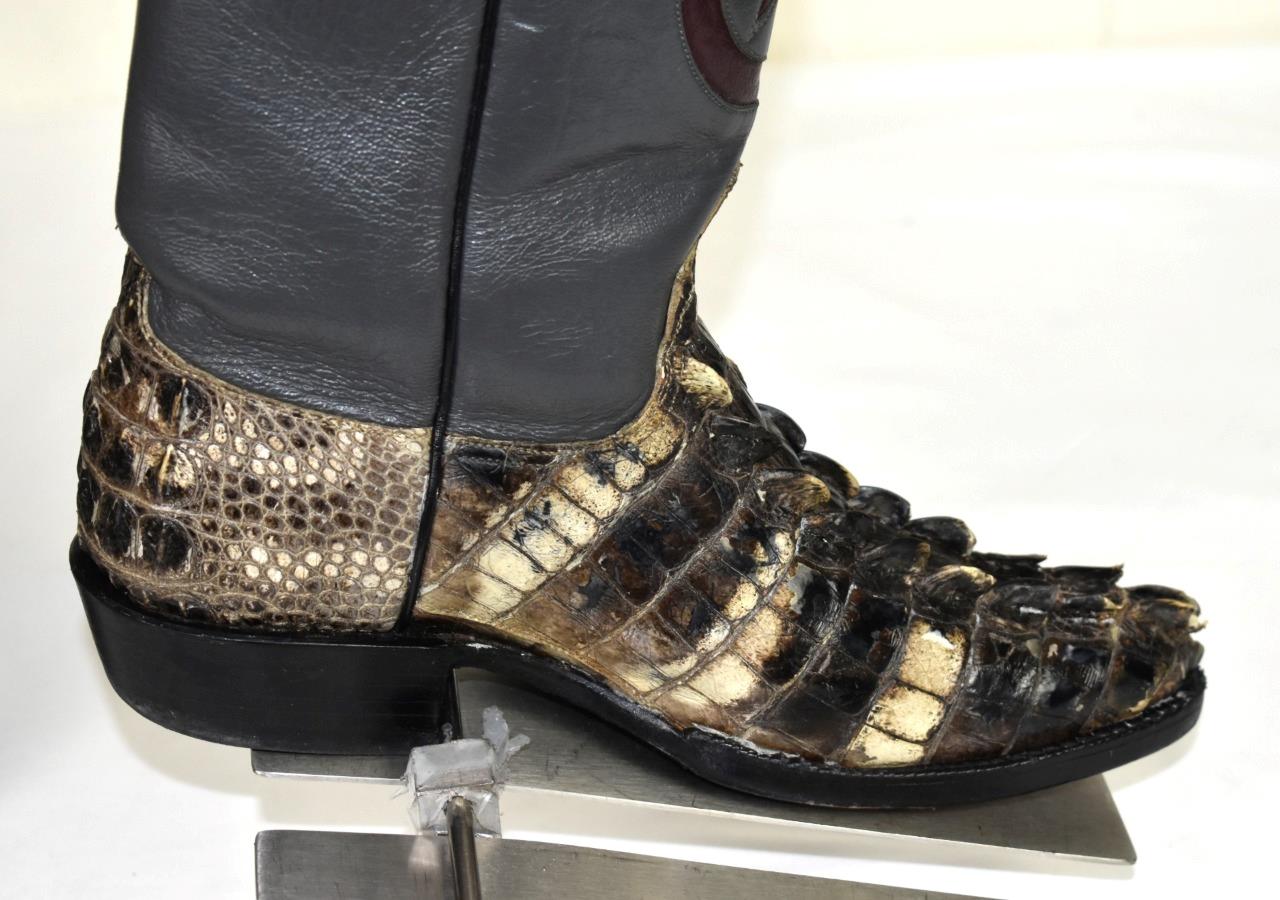$2450 Black Jack Natural American Alligator Tail Cut Western $2450 Black Jack Natural American Alligator Tail Cut Western