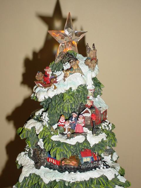 Led Lighted Musical Christmas Tree Village See Video On Popscreen