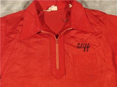 60s〜 King Louie Bowling Shirt USA stitch Vintage 60s/70s King Louie Chainstitch Custom Bowling Button