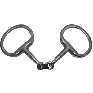 JP Korsteel Stainless Steel Eggbut French Link English Snaffle Bit 5 ...