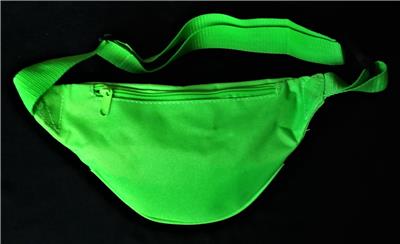 lime green waist bag