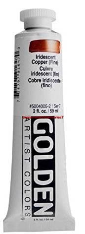 GOLDEN ARTISTS 2 oz HEAVY BODY Acrylics YOUR CHOICE From 8 Metallic Colors