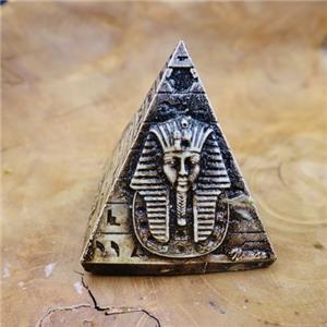 3 Amazing Solid Hand Carved of Ancient Egyptian Pyramids...Antique GIFT ...