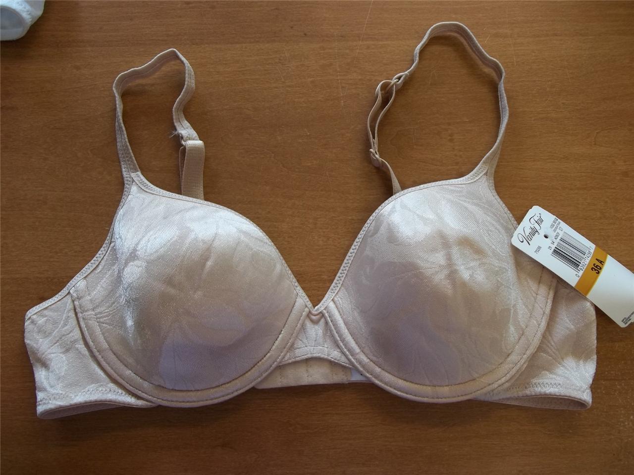 VANITY FAIR BRA 36A SEAMLESS PADDED UNDERWIRE STYLE 75286 NEW WITH TAGS ...