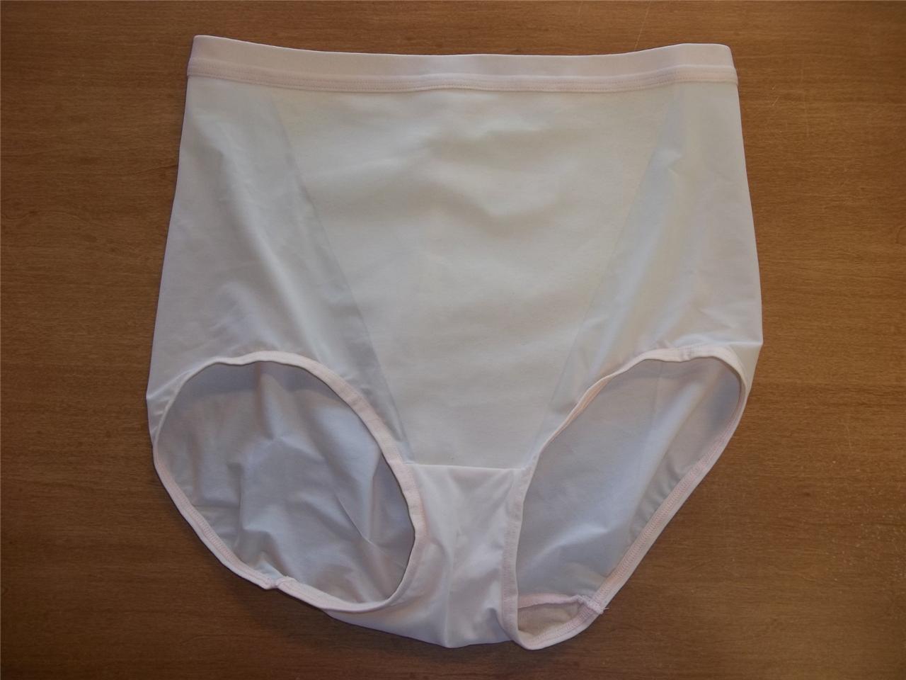 Bali Light Control Briefs Shaper Panel 8045 Med White Beige Panties New ...