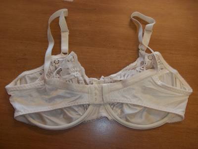 HANES SATIN and LACE BRA G102 WHITE BLACK BEIGE 36 38 UNDERWIRE ...