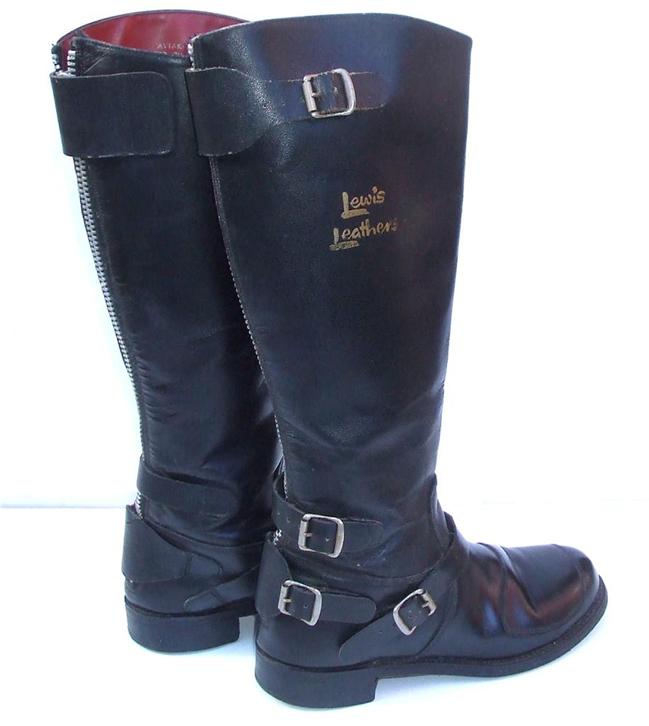 VINTAGE - LEWIS - LEATHERS - MOTORBIKE - BOOTS - 5 - AVIAKIT | eBay