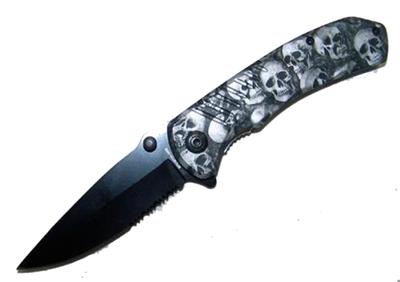 Multiple Black Skull Heads Blade Pocket Knife W Belt Clip Novelty Pocket Hunting Ebay High quality cool skull chef gifts and merchandise. multiple black skull heads blade pocket knife w belt clip novelty pocket hunting ebay