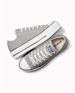 New NIB Converse Neutral Gray All Star Chuck Taylor Platform