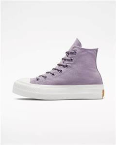 New Converse Lavender Purple Lift Chuck Taylor All Star Hi