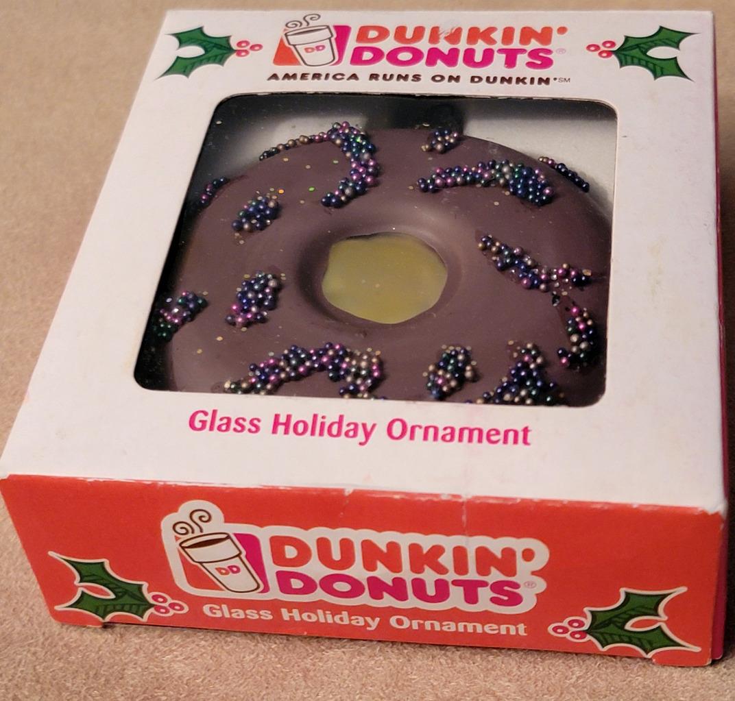 ELECCIÓN Dunkin Donuts Ornamento-Mini o Reg Donut Chocolate Glasting Sprinkles - Imagen 6 de 6