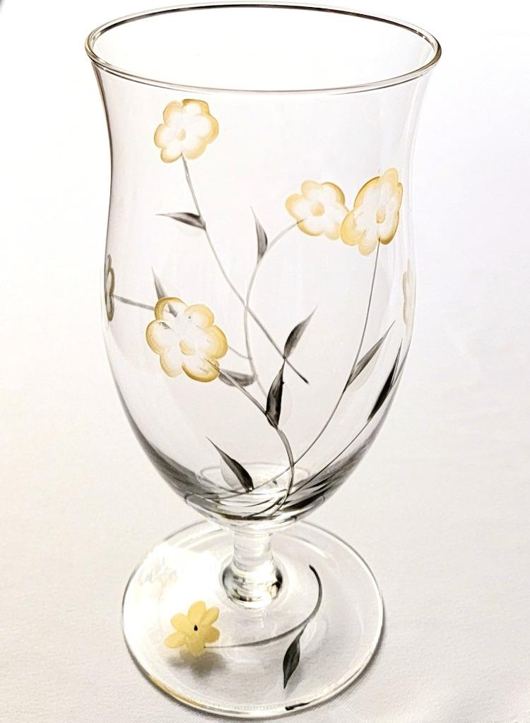 Lenox Floral Spirit Iced Tea Goblet(s) Choice:Red Blue Purple Yellow Excellnt bc - Picture 10 of 12