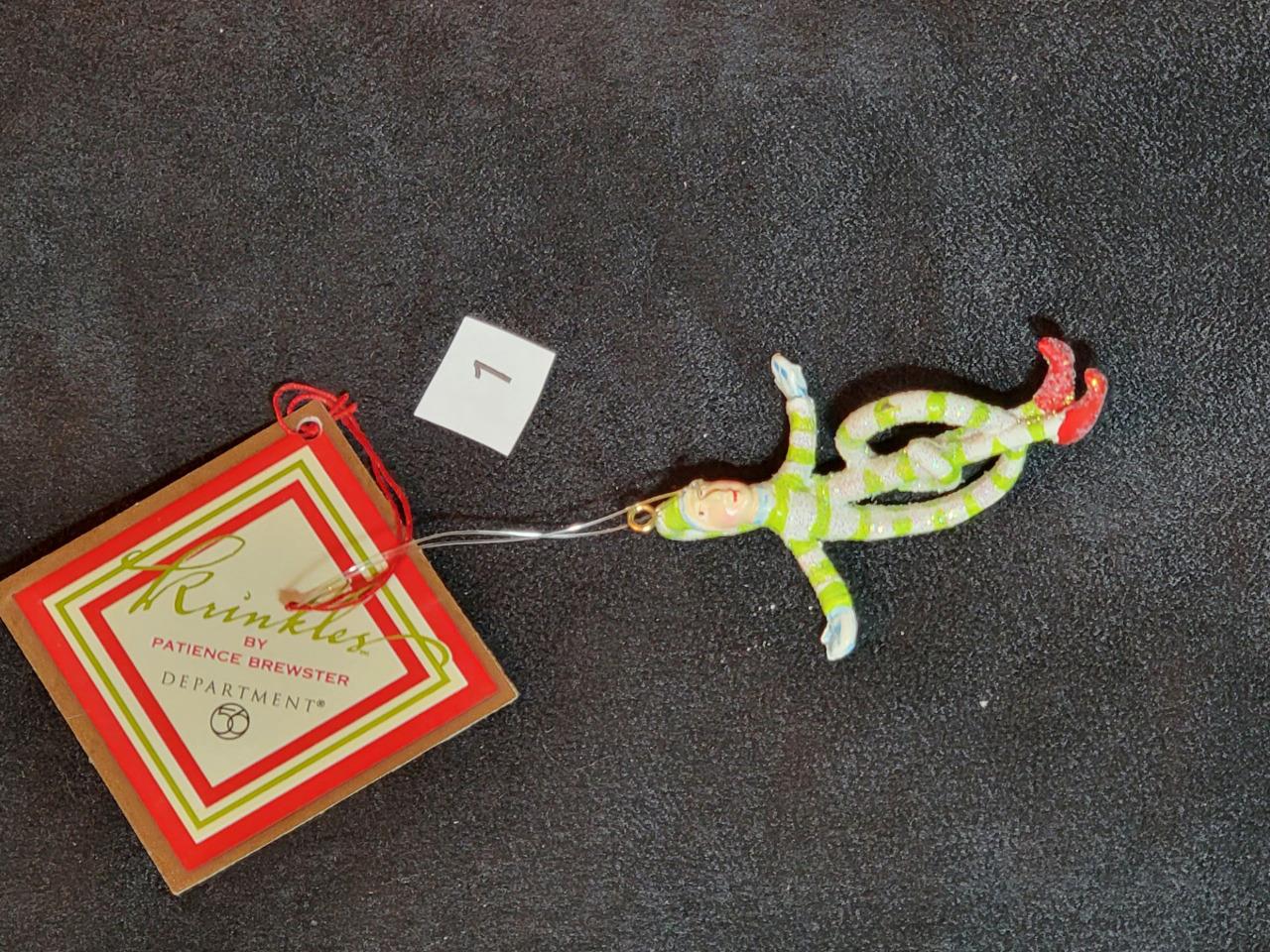 New KRINKLES Dept 56 JOY TO THE WORLD Click Character for CHOICE- Mini Ornaments - Picture 17 of 37