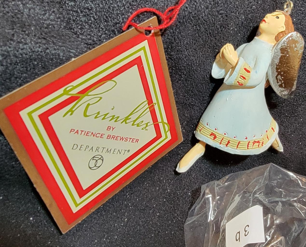 New KRINKLES Dept 56 JOY TO THE WORLD Click Character for CHOICE- Mini Ornaments - Picture 36 of 37