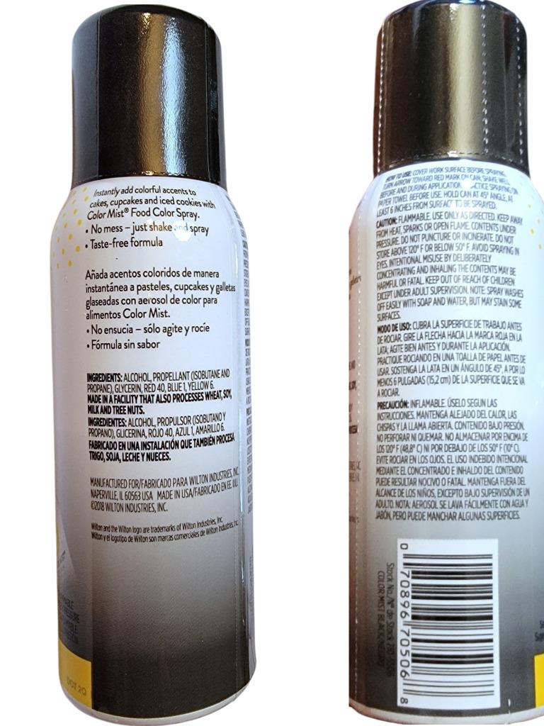NEW Wilton Color Mist Food Spray Choice: Violet Green Pink Red Black Silver Gold - Picture 13 of 15