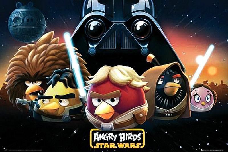 Angry birds star wars : space by Maxi Poster (61cm X 91.5cm), Poster ...