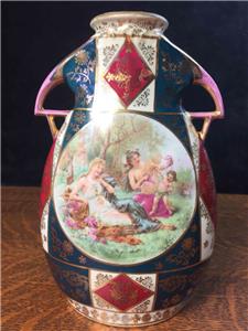 Vienna アンティーク　陶器　オーストリア オーストリア 1850年代 磁器 Royal Vienna ロイヤルヴィエナ