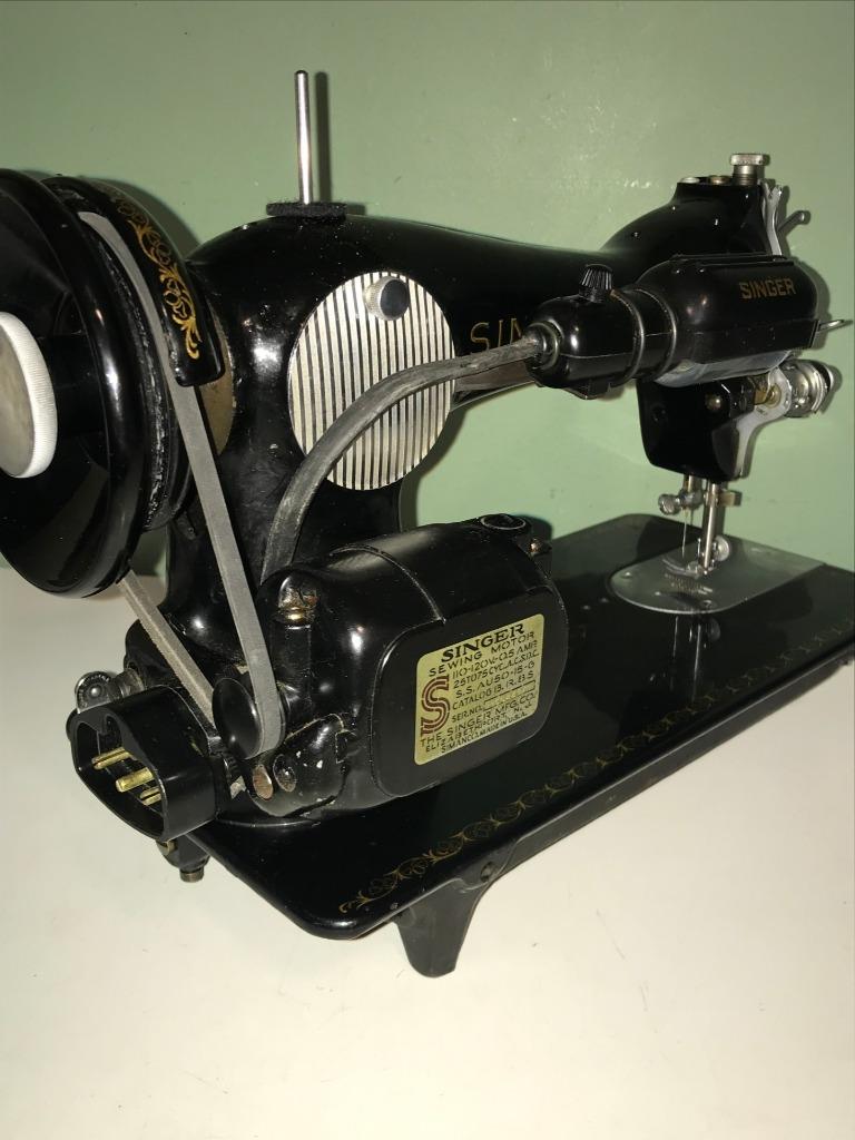 Singer 1590 Heavy Duty Sewing Machine Sunbrella or Leather to Chiffon