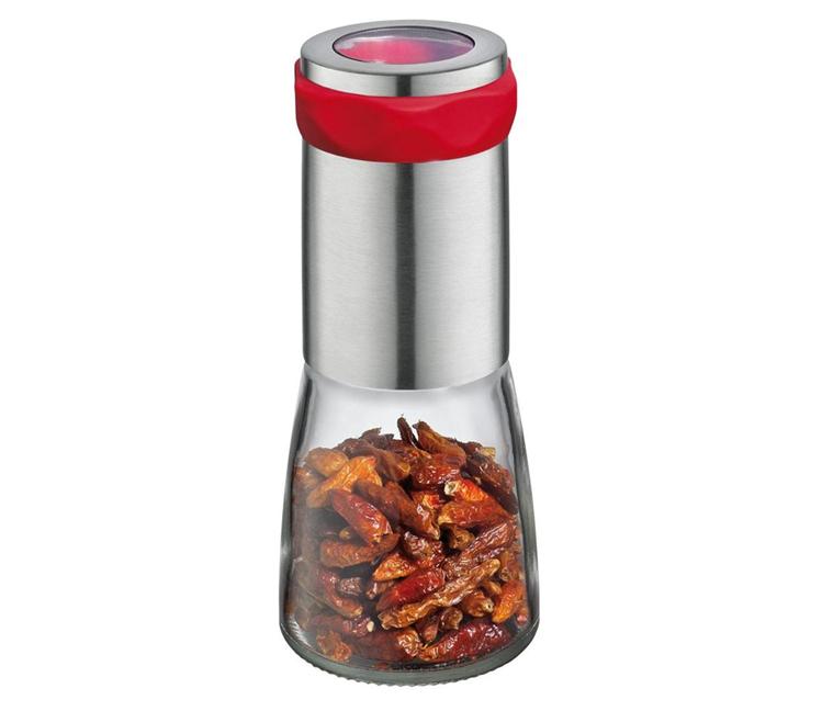 Cilio Stainless Steel & Glass Chili Pepper Mill / Grinder eBay