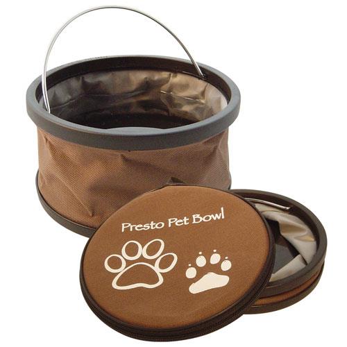 dog bowl with storage