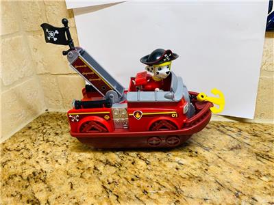 paw patrol pirate vehicles chase & marshall