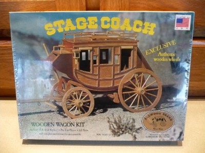 NEW Allwood Brand Stagecoach Wooden Wagon Kit | eBay