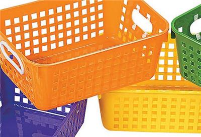 Set Of 6 Tall Daycare Classroom Storage Baskets W Handles