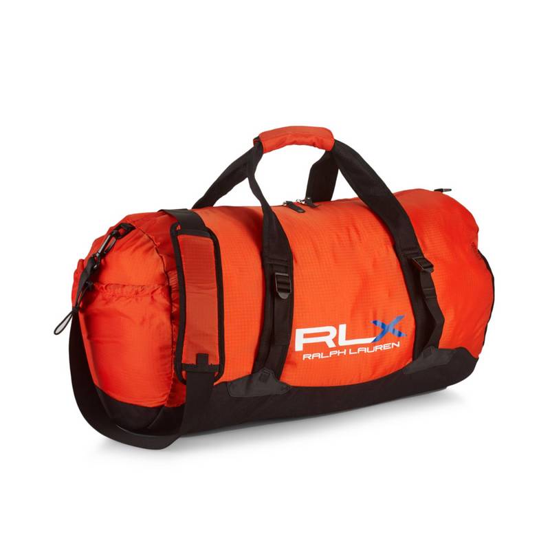 Polo Ralph Lauren RLX Packable Nylon Duffel Bag - Orange | eBay