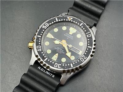 CITIZEN REF 8203-824407 LEFTY 200m JDM Diver Watch. | eBay