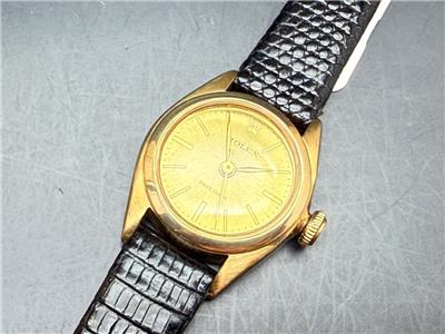 Vintage Ladies Rolex ref 4271 Oyster Solid Gold Stainless Steel