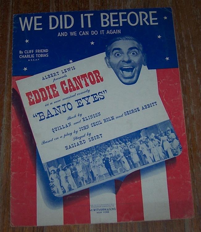 Sheet Music - We Did It Before and We Can Do It Again