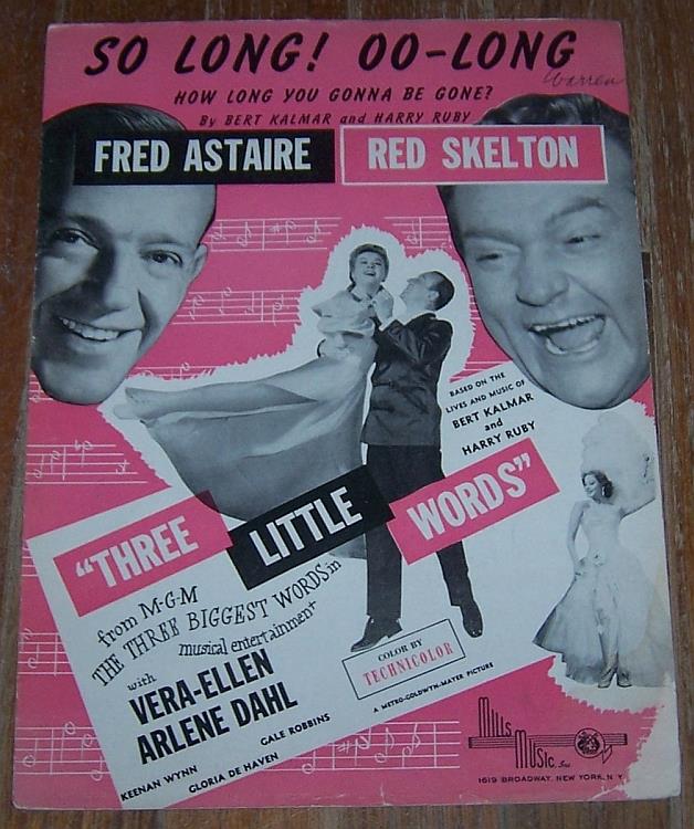 Sheet Music - So Long Oo-Long How Long You Gonna Be Gone