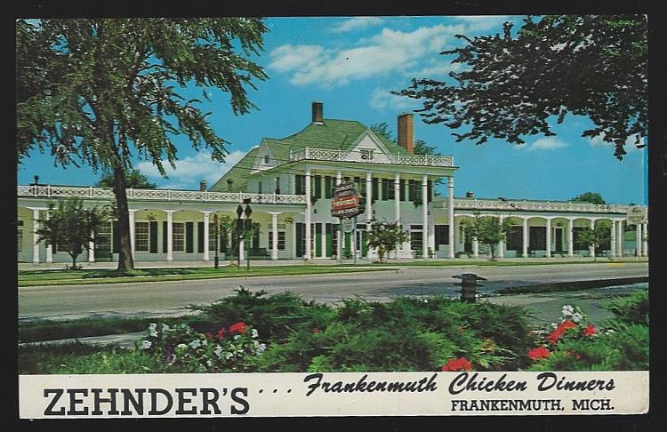 Postcard - Zehnder's Restaurant, Frankenmuth, Michigan