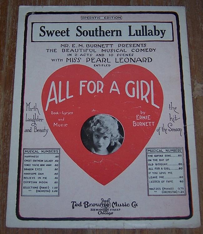 Sheet Music - Sweet Southern Lullaby