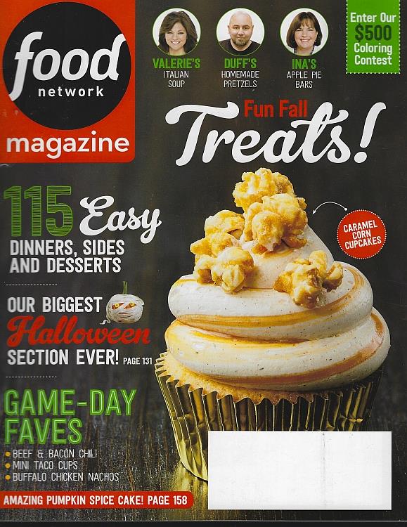 Image for FOOD NETWORK MAGAZINE OCTOBER 2017