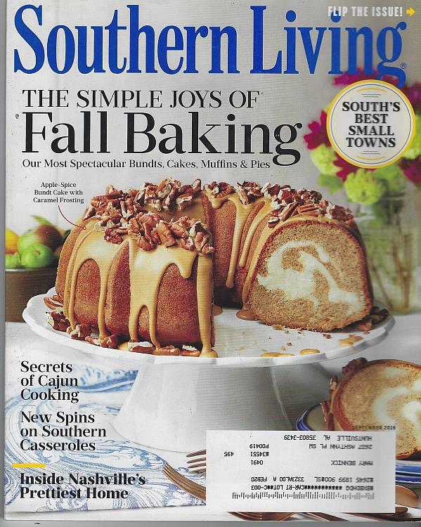 Southern Living - Southern Living Magazine September 2016