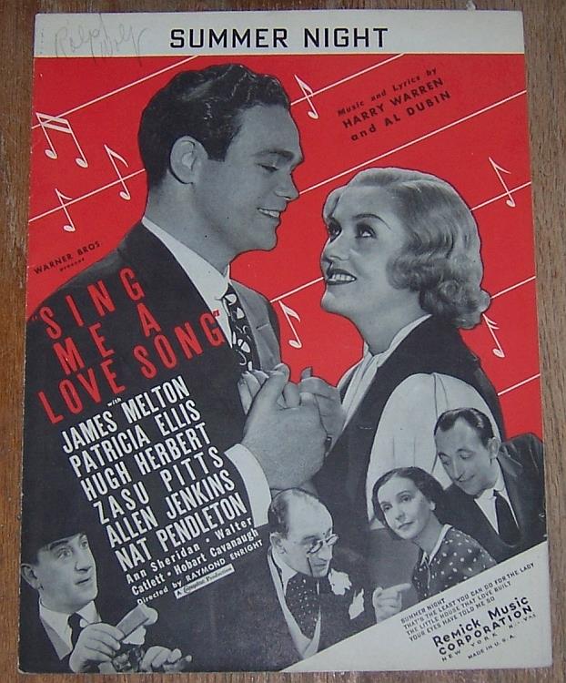Sheet Music - Summer Night