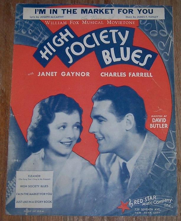 Sheet Music - I'm in the Market for You