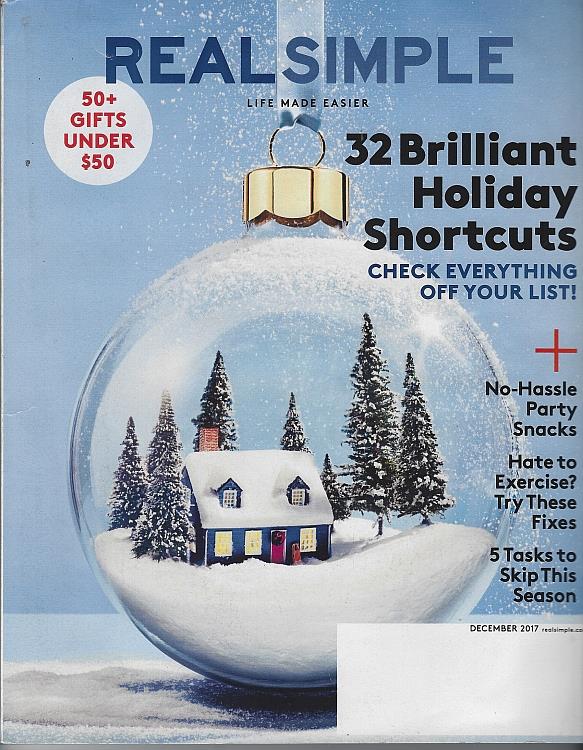 Real Simple - Real Simple Magazine December 2017